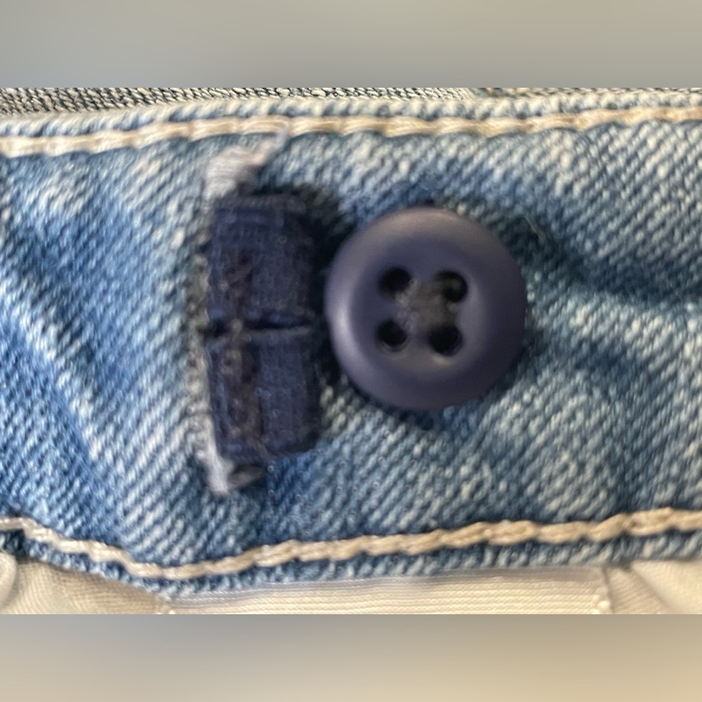 Levi’s Girls Shorty Short Light Blue Denim Shorts Size 10 Regular - Picture 5 of 7